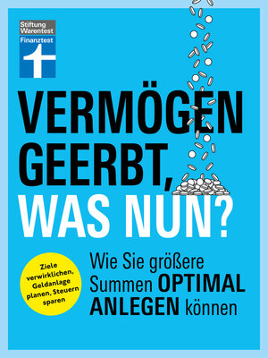 cover image of Vermögen geerbt, was nun?--Finanzplaner zum Vermögensaufbau--Ihr Ratgeber für die Kapitalanlage von Erbe und Nachlass